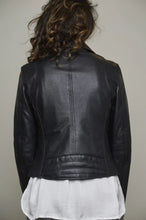 Load image into Gallery viewer, Soft Leather Biker Jacket = This jacket is to order and delivery is within 7-10 days
